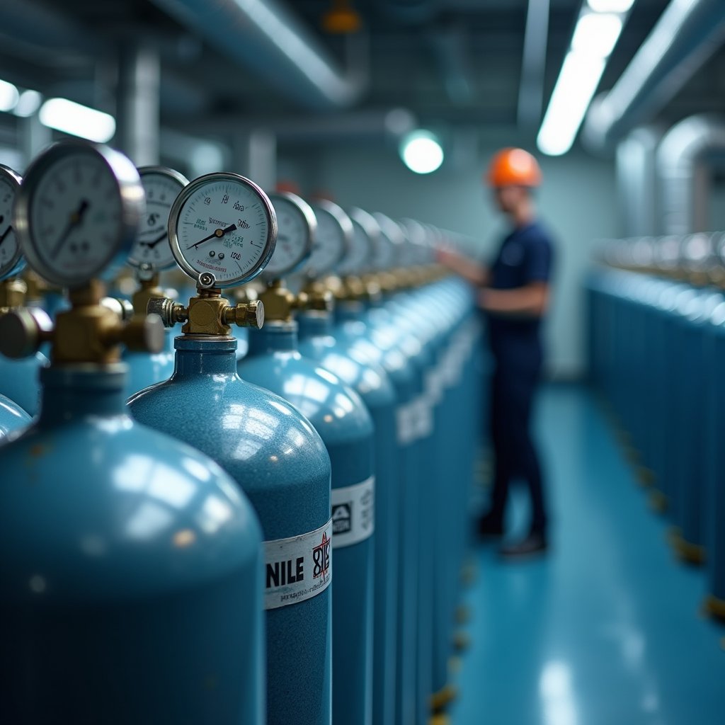 proper safe ventilated nitrous oxide storage