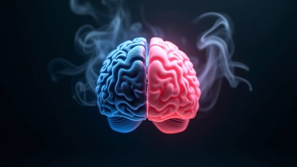 brain s reward pathways disrupted