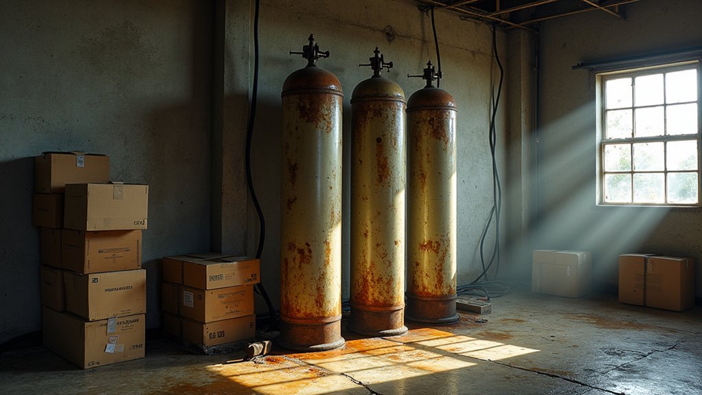 risky nitrous oxide tank storage