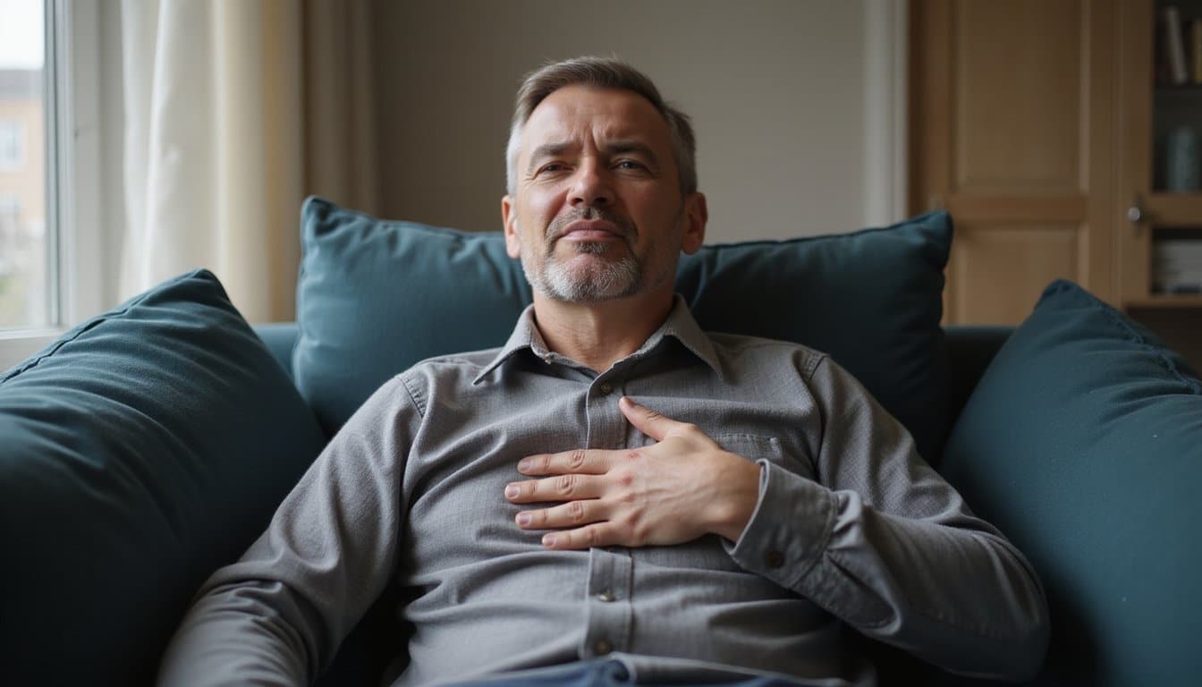 distinguish alcohol related chest pain from heart attack