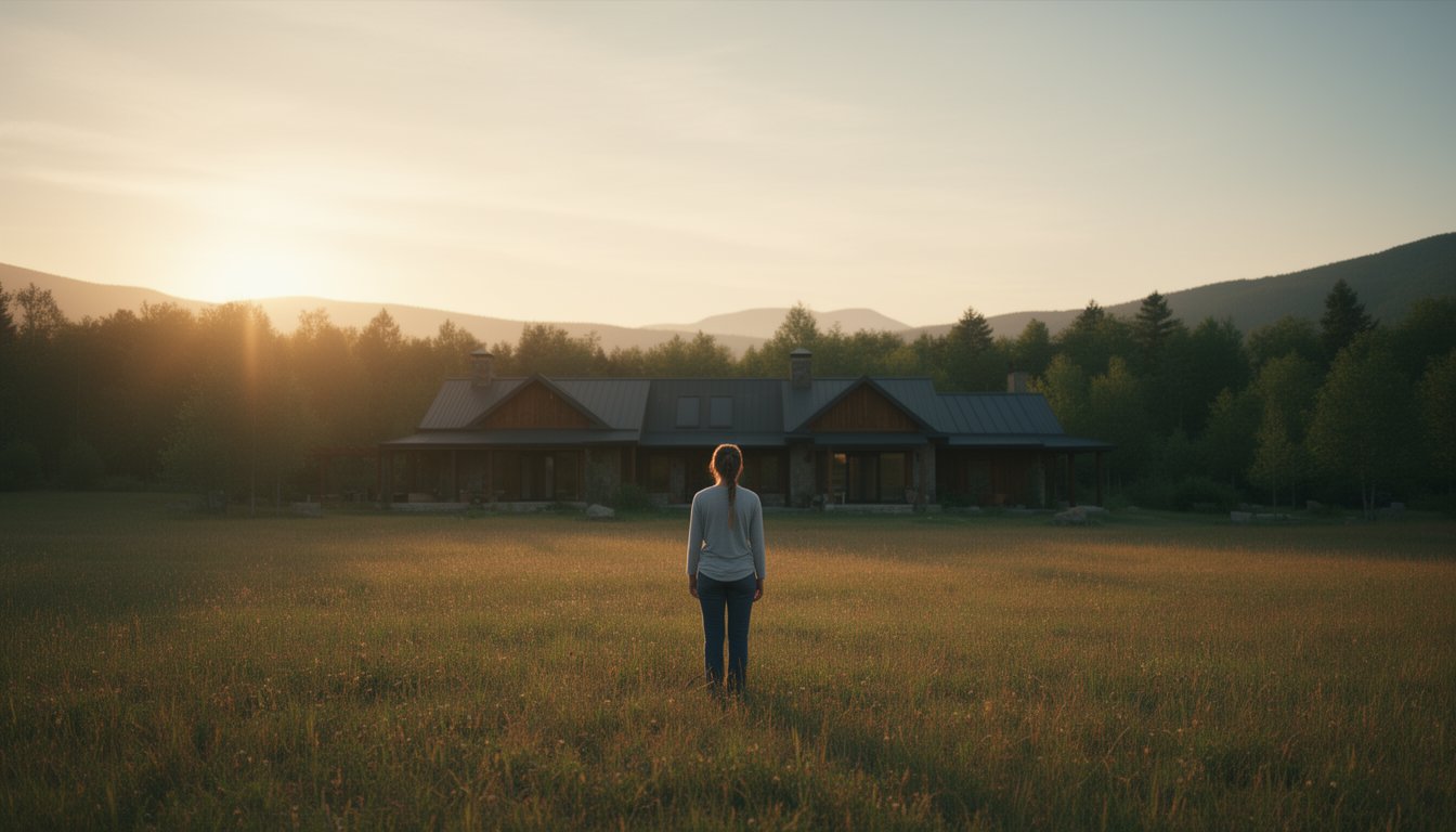 Scenic residential neighborhood surrounding Executive Residential Treatment facility.