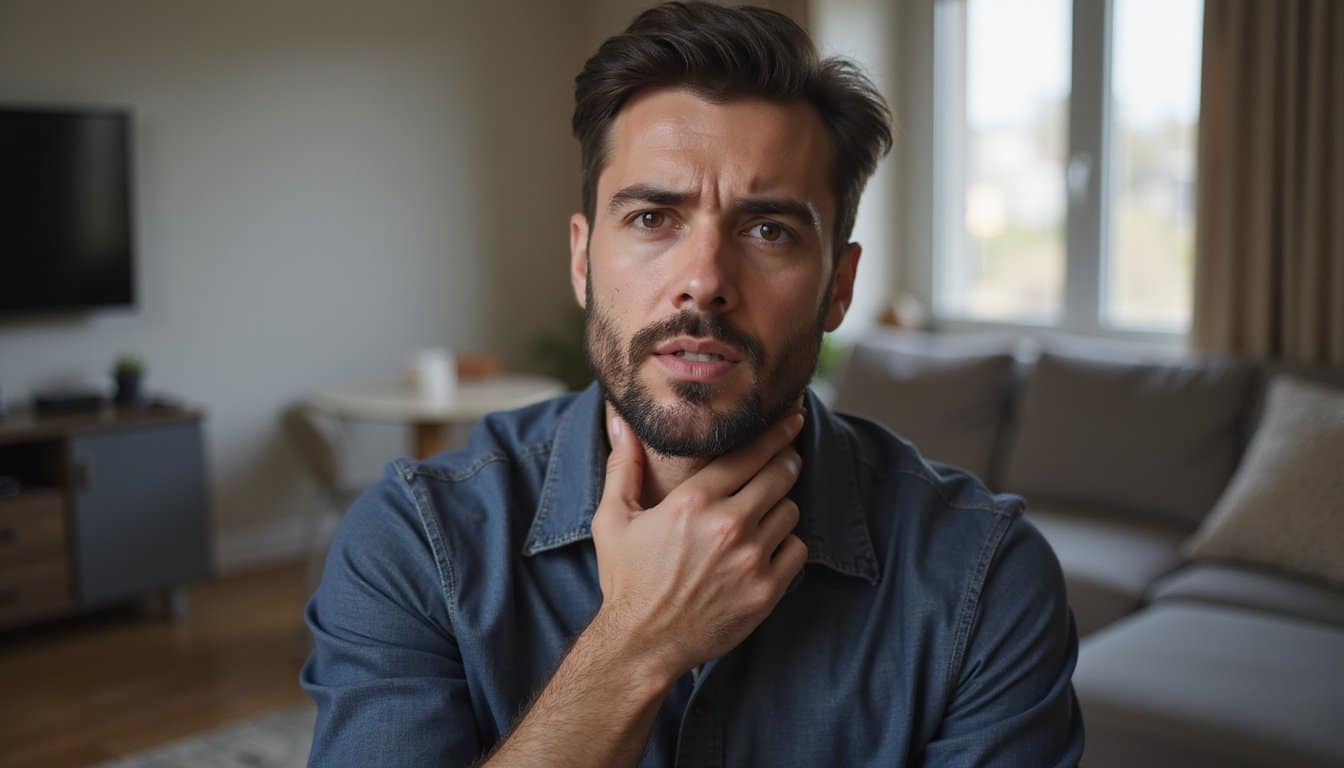 alcohol causes throat pain relief