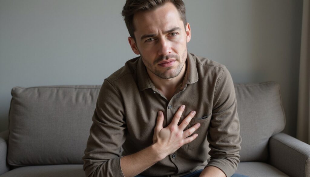 alcohol causes chest pain